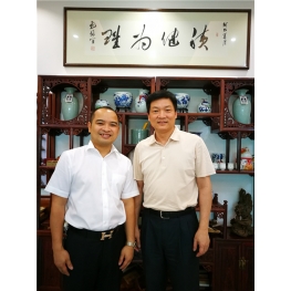 与广州市文联李鹏程主席在一起